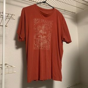 Distressed Red T shirt